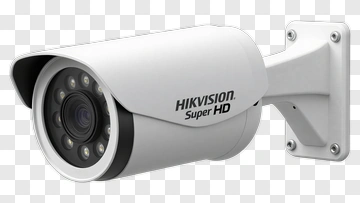 Hikvision Super HD Security Camera PNG