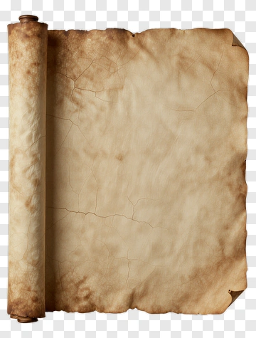 Ancient Scroll Parchment PNG