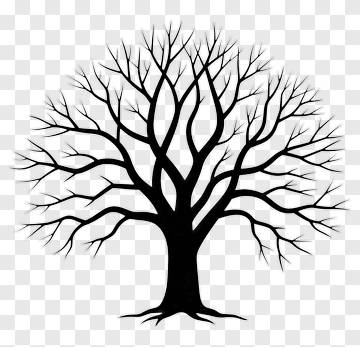 Black Tree Silhouette PNG