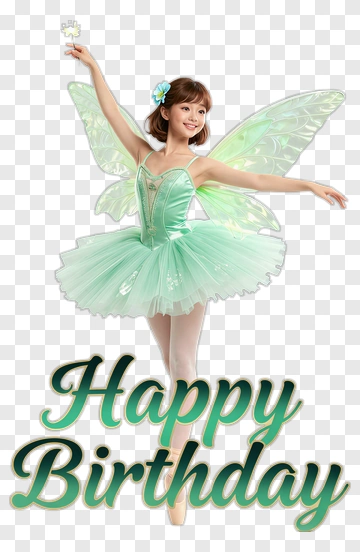 Fairy Ballerina Holding Sparkler PNG