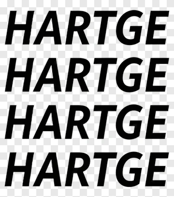 HARTGE Text Logo PNG