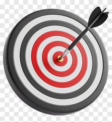 Dart In The Center Of A Target PNG