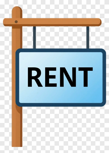 Rent Sign PNG