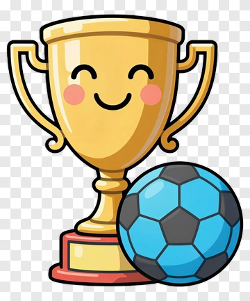 Golden Trophy With Soccer Ball PNG