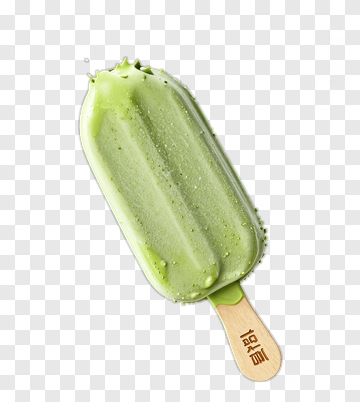 Green Matcha Ice Cream Bar PNG