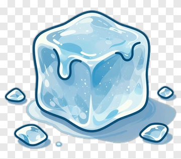 Melting Ice Cube PNG