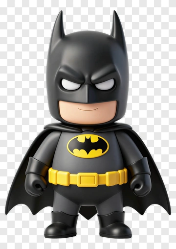 Batman Cartoon Figure PNG