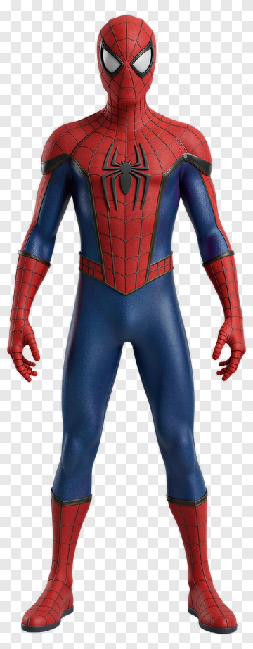 Spider-Man In Classic Suit PNG