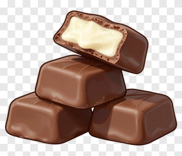Chocolate Bar With Cream Filling PNG