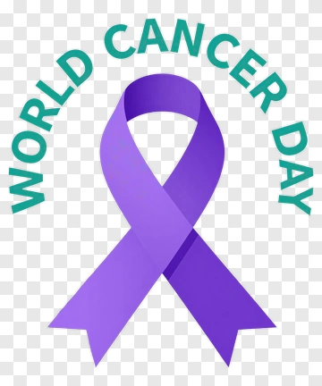 World Cancer Day Awareness Ribbon PNG