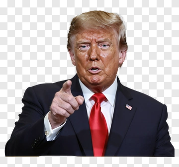 Donald Trump Pointing During Speech PNG