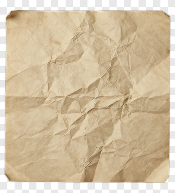 Crumpled Brown Paper PNG