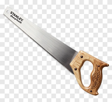 Stanley SharpTooth Hand Saw PNG