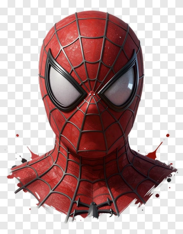 Spider-Man In Red And Black Suit PNG