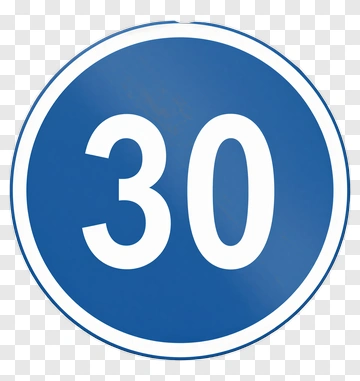 Speed Limit Sign PNG