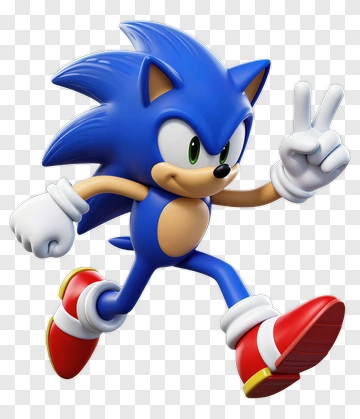 Sonic The Hedgehog In Action PNG