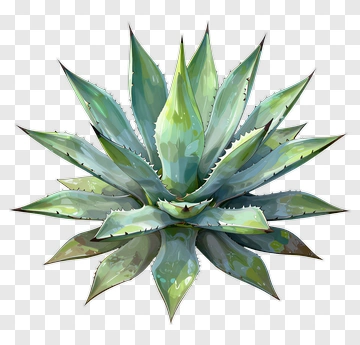Watercolor Agave Plant PNG