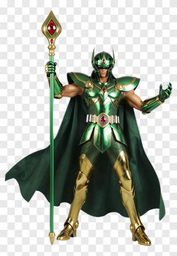 Saint Seiya Green Armor Figure PNG