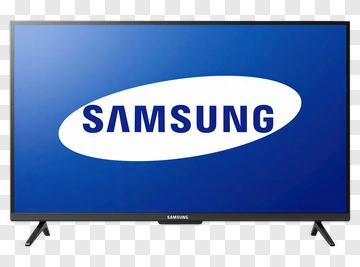 Samsung Television Displaying Logo PNG