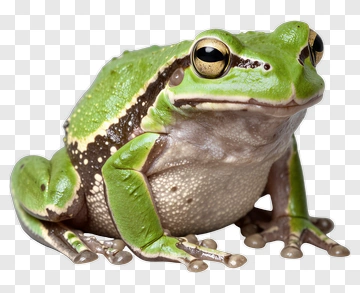 Green Frog With Brown Spots PNG
