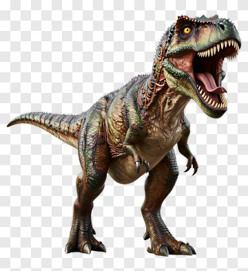 Tyrannosaurus Rex With Open Mouth PNG