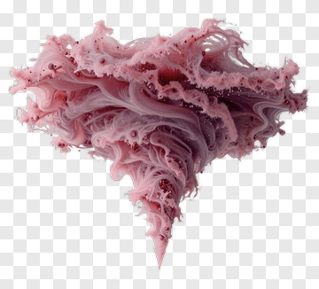 Abstract Ink Swirl In Pink And Purple PNG