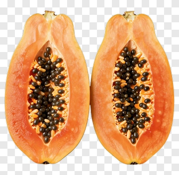 Sliced Papaya PNG