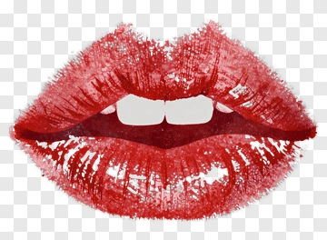 Red Lips With Lipstick PNG