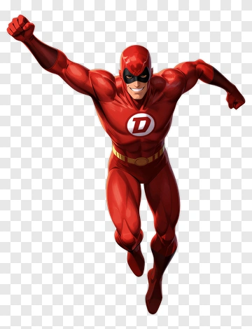 Daredevil In Red Suit PNG