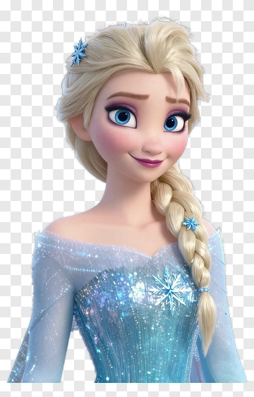 Elsa From Frozen In Her Ice Dress PNG