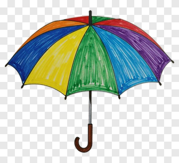 Rainbow Umbrella PNG