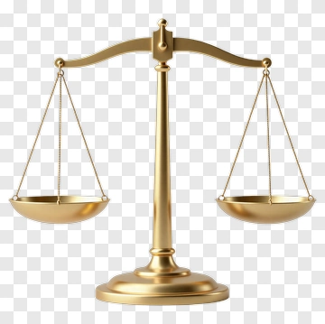 Golden Scale Of Justice PNG