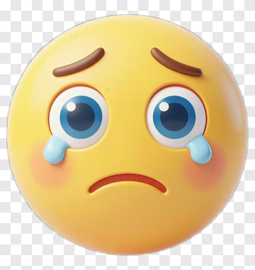 Sad Emoji With Tears PNG