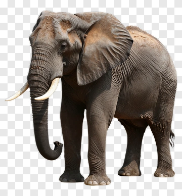 Elephant With Tusks PNG