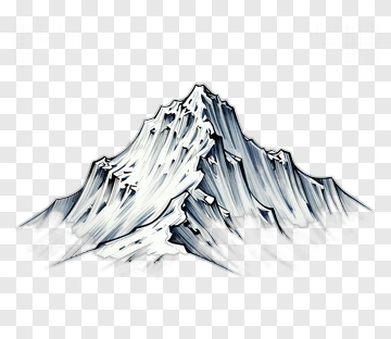 Hand Drawn Mountain PNG