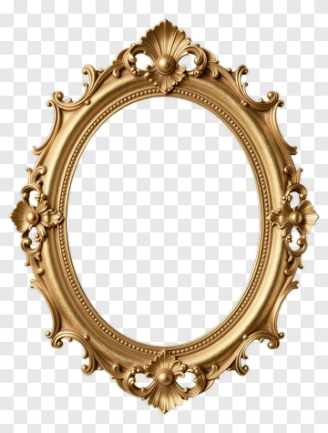 Ornate Gold Frame PNG