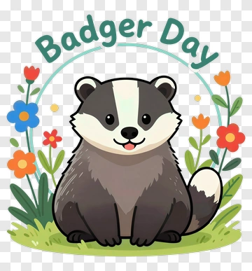 Badger Day Celebration PNG