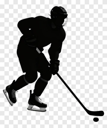 Hockey Player In Action PNG