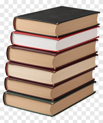 Stack Of Books With Different Covers PNG