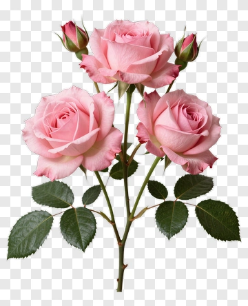 Pink Rose Bloom PNG