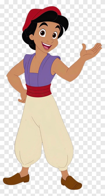 Aladdin In His Classic Outfit PNG
