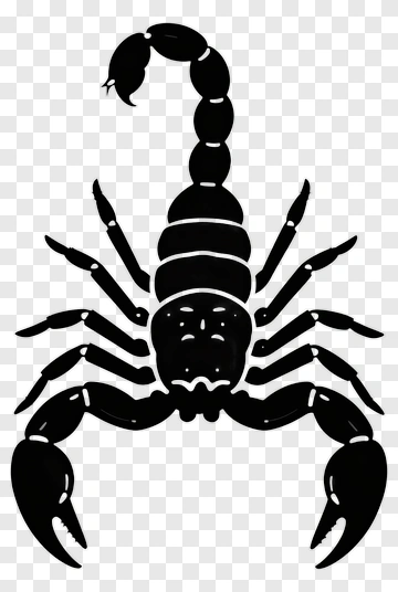 Black Scorpion Silhouette PNG