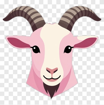 Pink Goat Head PNG