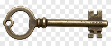 Vintage Gold Key PNG
