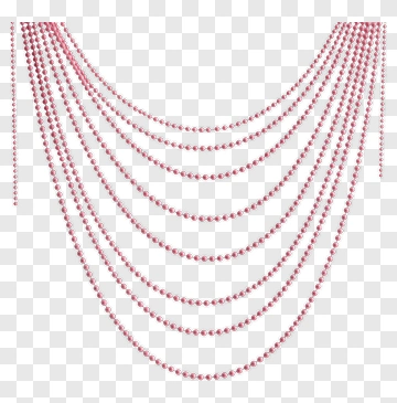 Pink Beads Hanging PNG