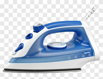 Blue And White Electric Iron PNG