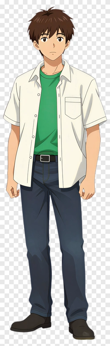 Young Man In Casual Outfit PNG