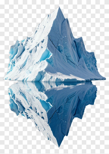 Iceberg With Reflection PNG