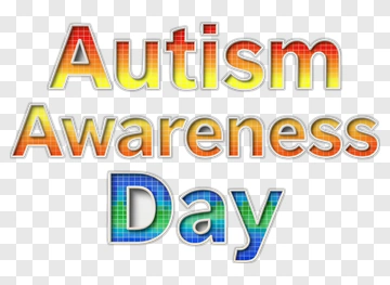 Autism Awareness Day Text PNG