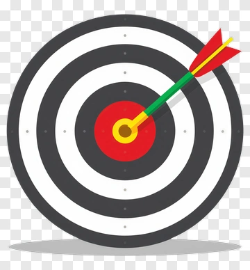 Target With Arrow In Bullseye PNG